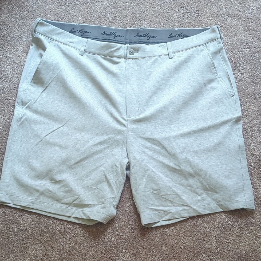 Hogan Men's Gray Flat Front Shorts